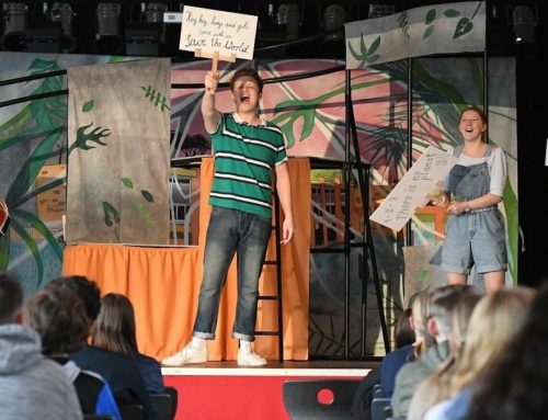 Pressebericht: Auch Klimaschutz macht mal Theater