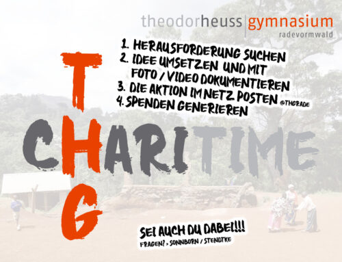 Spendensammelaktion “THG Charitime”